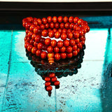 Sandalwood 108 Buddha Prayer Mala Stretch Natural Sandalwood Bead Bracelet