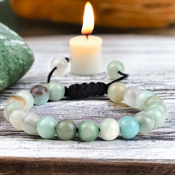 Amazonite Bead Bracelet | Stone of Gambling & Success – The Lilith store