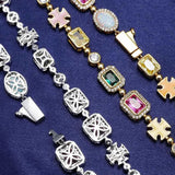 Colorful Gemstone Necklace (Unisex)