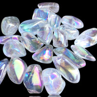 Angel Aura Quartz Tumbled Natural Gemstone Crystal Rock