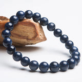 SAPPHIRE Kashmir Blue Crystal Gemstone Energy Bead Bracelet