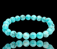 TURQUOISE Blue Energy Bead Bracelet
