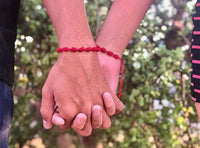 Red Silk Kabbalah 7 Knot Braided Good Luck Protection Bracelet Adjustable