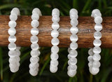 SELENITE Gemstone Energy Bead Bracelet