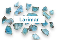 Larimar Raw Rough Natural Dominican Caribbean Gemstone Energy Crystal Stone Slab