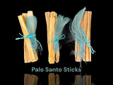 PALO SANTO BUNDLE (3 Sticks) + Feather