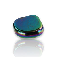 Hematite Aura Rainbow Magnetic Natural Worry Palm Crystal Rock Gemstone Large Magnet