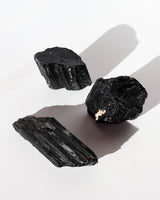 Black Tourmaline Natural Raw Rough Gemstone Crystal Rock