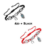 Red Braided Good Luck Rope Silk Energy Bracelet Adjustable Red or Black