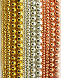 Hematite Bright Silver Custom Size Round Smooth Stretch (8mm) Natural Gemstone Crystal Energy Bead Bracelet