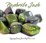 Nephrite Jade Natural Tumbled Crystal Gemstone Rock High Quality