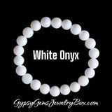 ONYX  'White Onyx' Energy Bracelet "Endurance"