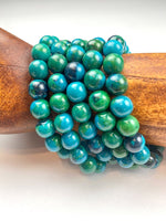CHRYSOCOLLA Gemstone Energy Bead Bracelet