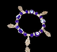 Evil Eye Turkish Glass Charm Bead Energy Bracelet