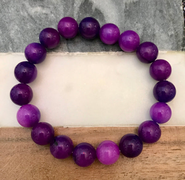 SUGILITE Energy Bracelet "Violet Ray" Empath's Stone ~ Grande