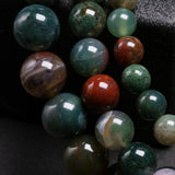 Indian Agate Gemstone Energy Bracelet "Luck"