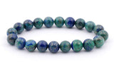 AZURITE Gemstone Energy Bead Bracelet
