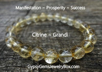 CITRINE Energy Bracelet "Grandi"