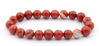 JASPER 'Terracotta Red' Energy Bead Bracelet