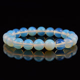 OPALITE Sri Lanka Moonstone Gemstone Crystal Energy Bead Bracelet 'The Tiffany Stone"