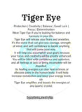 Triple Protection - Tiger Eye Yellow + Hematite + Lava Stone + Rose Wood Custom Size Round Smooth Stretch (8mm) Natural Gemstone Crystal Energy Bead Bracelet