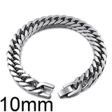 Stainless Steel Antique Link Chain Bracelet