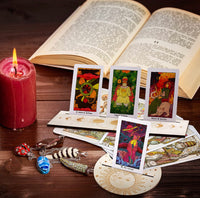 Tarot Oracle Card Wood Display Stand Holder