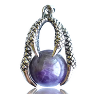 Dragon Claw Crystal Ball Pendant