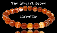 CARNELIAN Energy Bracelet "Singer's Stone"