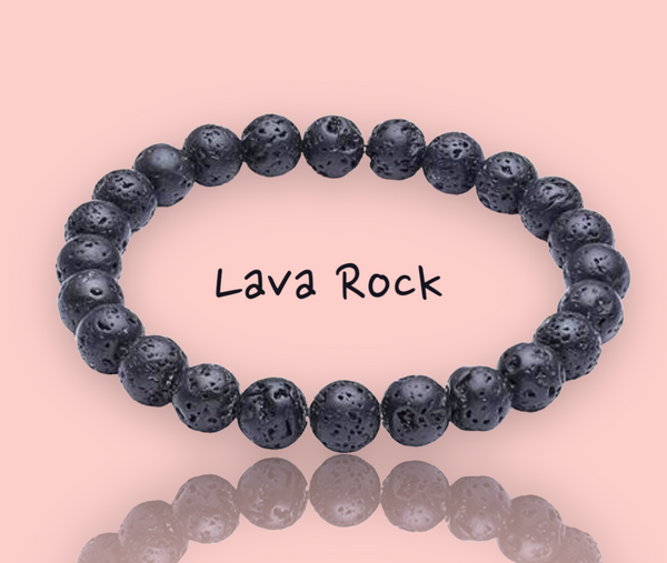 LAVA STONE Rock Energy Bead Bracelet