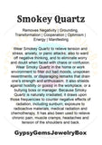 Smokey Quartz Energy Healing Dowsing Cone Crystal Pendulum