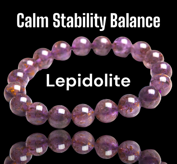 Lepidolite Energy Bead Bracelet "Restoration"