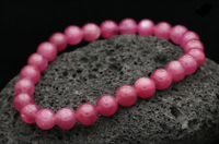 Genuine Pink Ruby Crystal Energy Bracelet