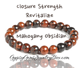 Mahogany OBSIDIAN Gemstone Bracelet