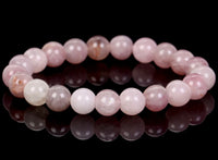 Opal Pink Peruvian Gemstone Energy Bead Bracelet