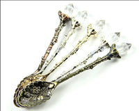 Crystal Leaf Mini Fairy Tea Spoon