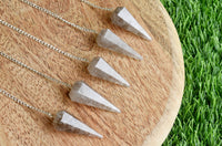 Smokey Quartz Energy Healing Dowsing Cone Crystal Pendulum