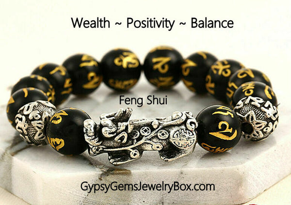 Feng Shui Pixiu Black Obsidian Wealth Bracelet Guide: Empower Your Finances  – Yoga Mandala Shop