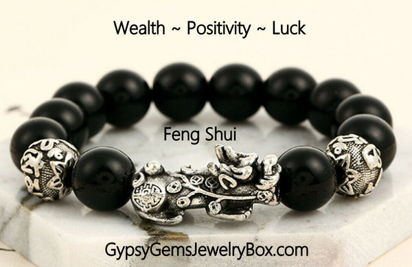 Plus Value Natural Black Obsidian Bracelet For Protection, Size: Beads Size  8mm at Rs 850/piece in Mumbai